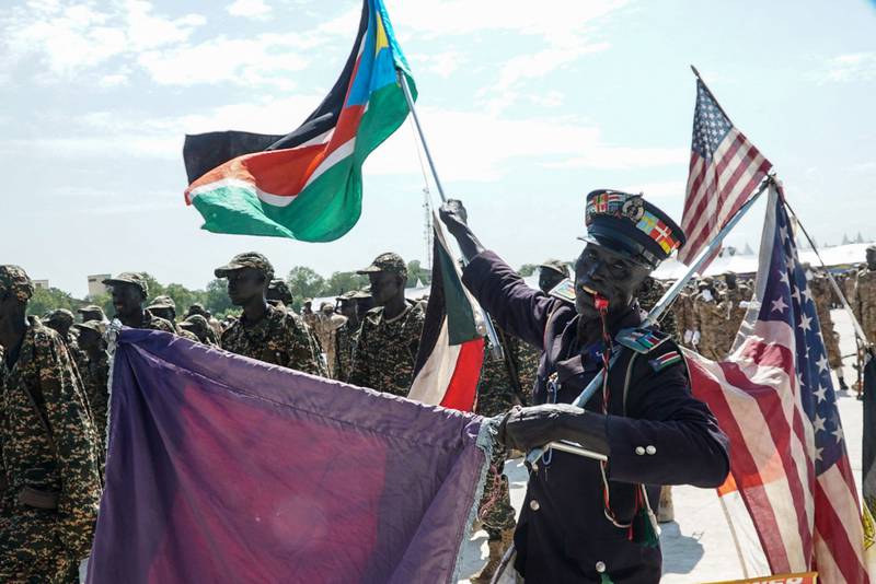 South Sudan’s former rebels join unified army