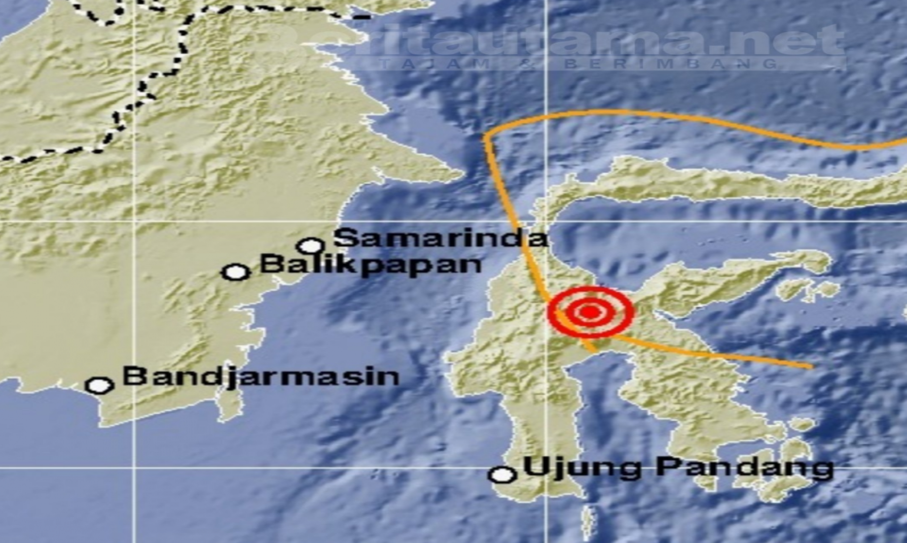 5.7-Magnitude Earthquake Hit Central Indonesia