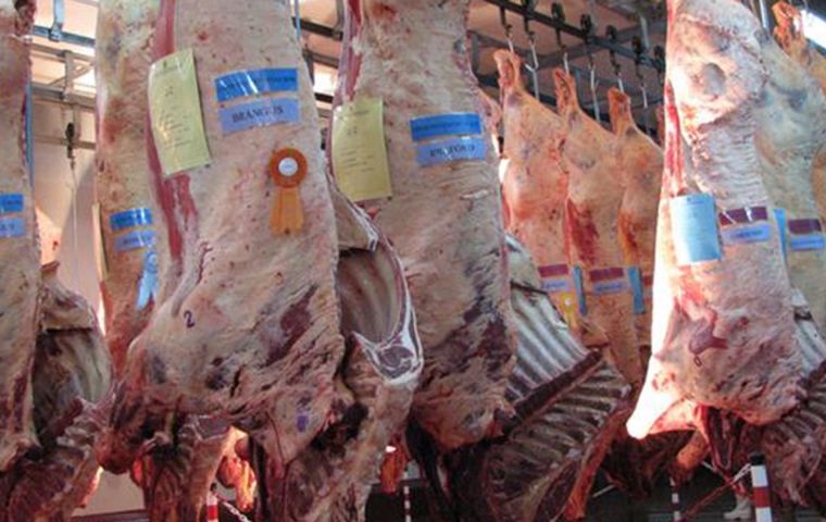 Uruguayan meat exports on the rise