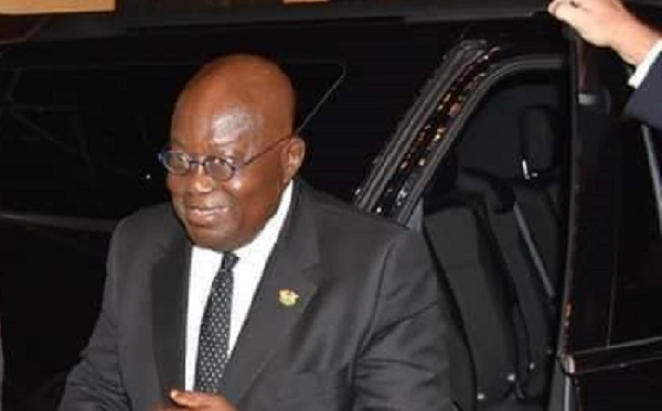 Ghana Pres Akufo-Addo arrives in New York from London to attend UN General Assembly