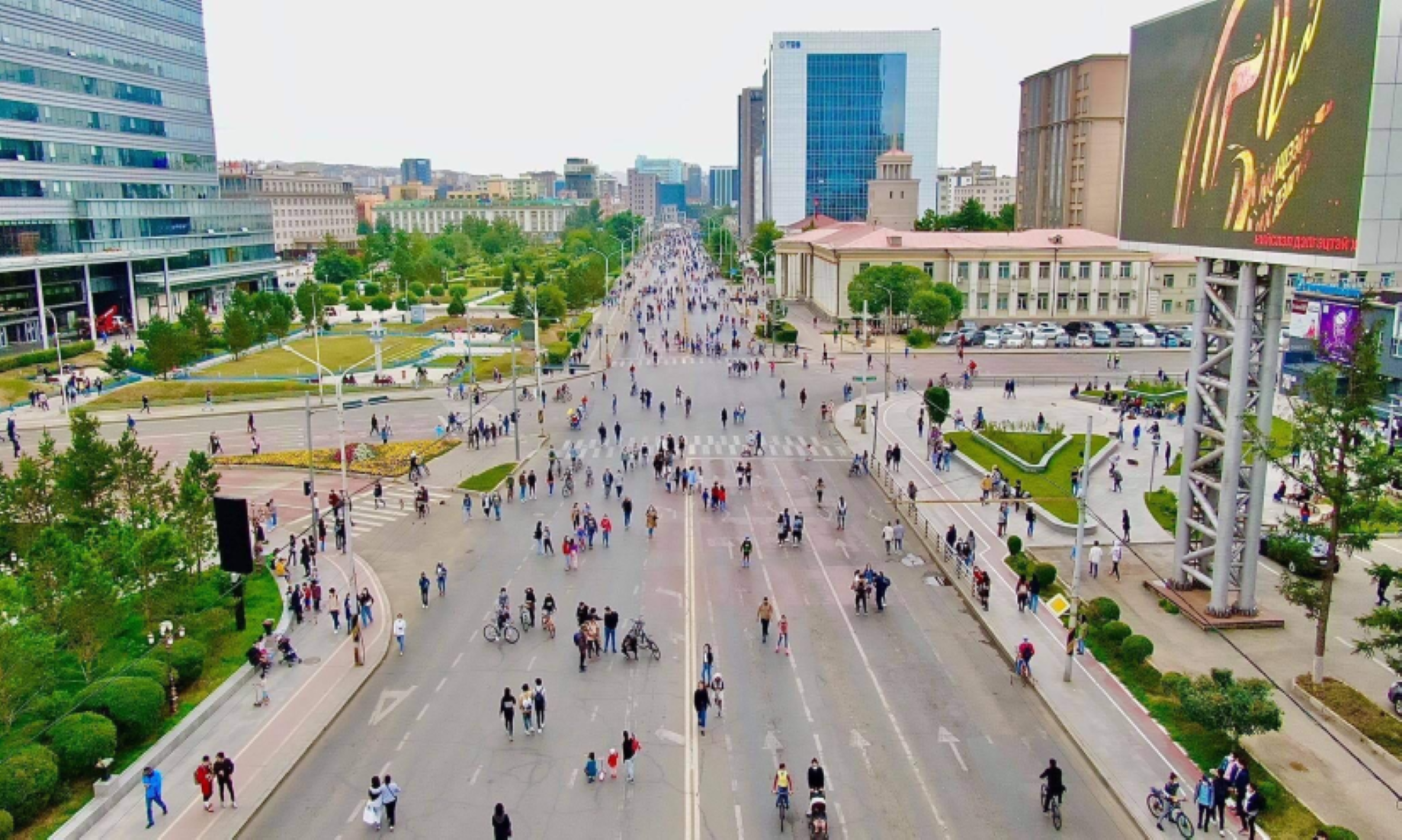 Mongolia’s Capital Observed Car-Free Day