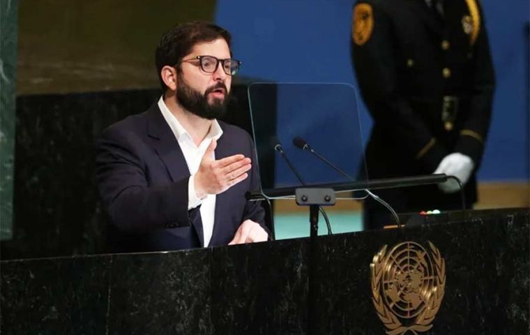 UN: Chile will have a new Constitution soon, Boric tells UNGA