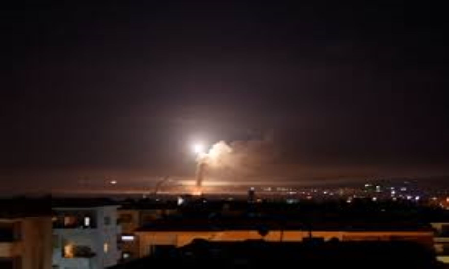 Israel Launches Missile Attacks On Syrian Capital