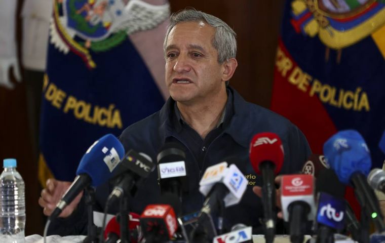 Ecuador sacks Interior Minister over police officer wife’s murder scandal