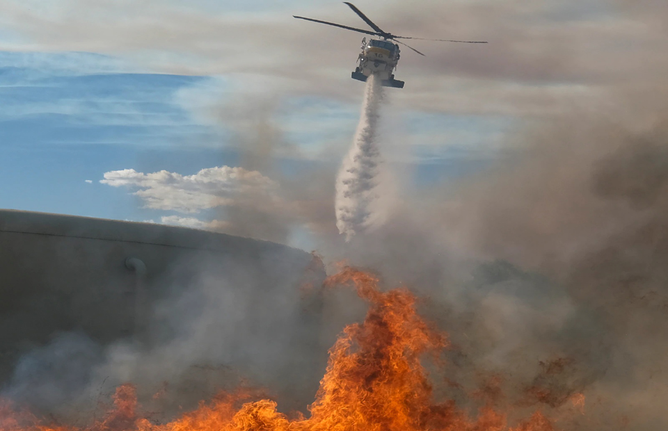 Update: Massive California fire eases with rains