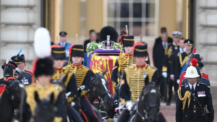 Queen Elizabeth II leaves Buckingham Palace for final time, lies in state at Westminster Hall