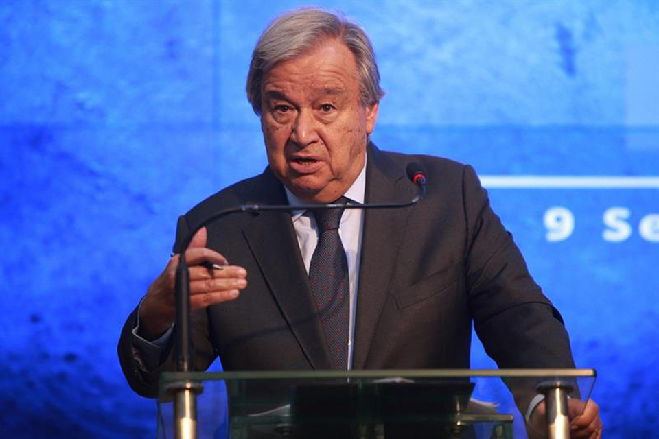 ‘Don’t drown’ the world: UN Secretary-General Antonio Guterres makes urgent climate appeal