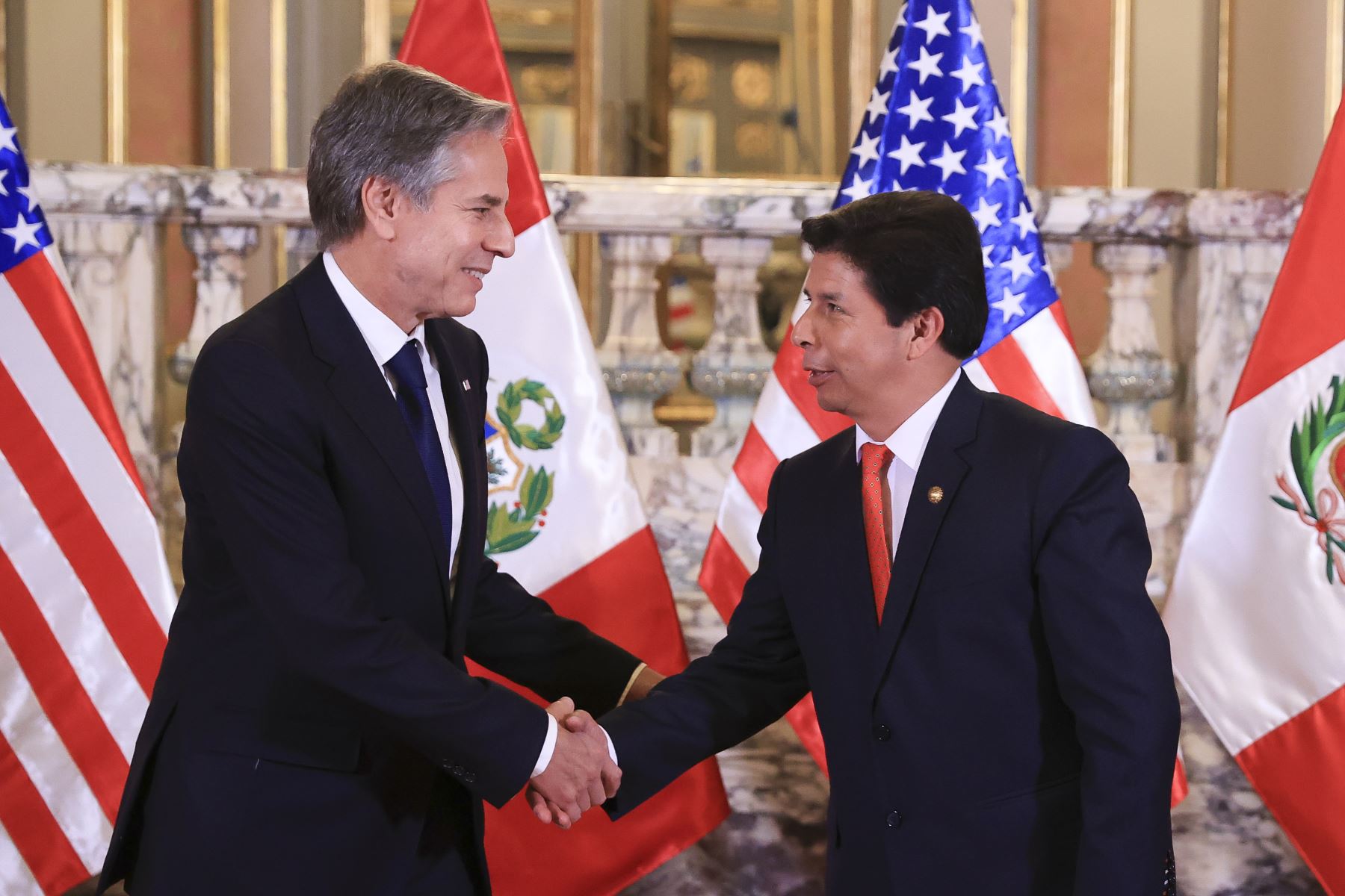 Peru’s President and US State Secretary address food security, migration