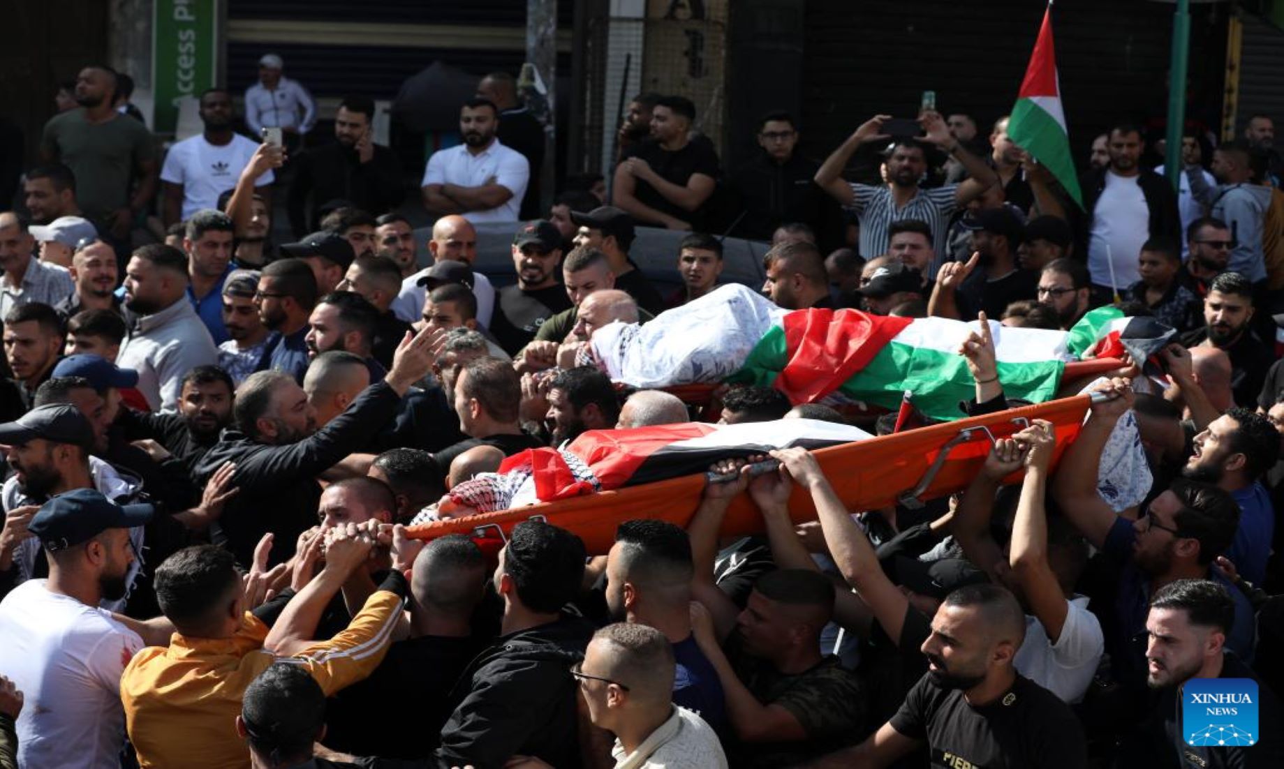 Thousands Of Mourners Buried Two Palestinians Killed By Israeli Soldiers In West Bank