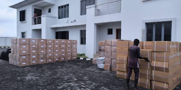 Nigerian anti-narcotics agency, NDLEA discovers 13 million Tramadol pills in Lagos mansion