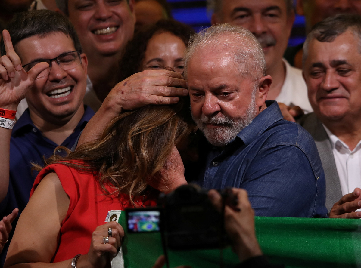 Former president Lula da Silva wins second round of Brazil’s presidential elections