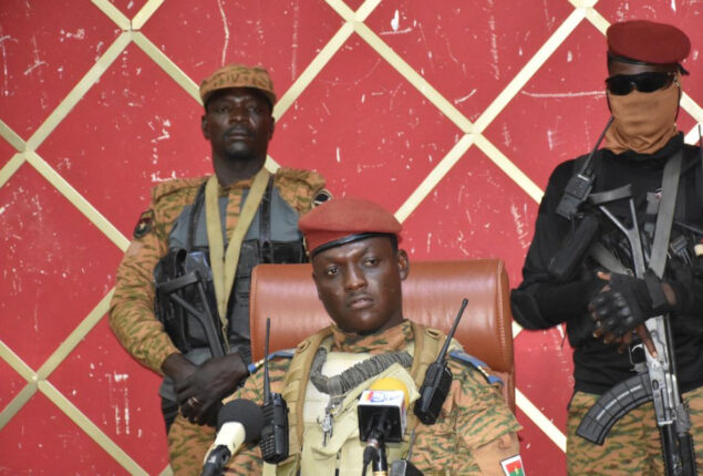 Traore officially named Burkina Faso president after coup