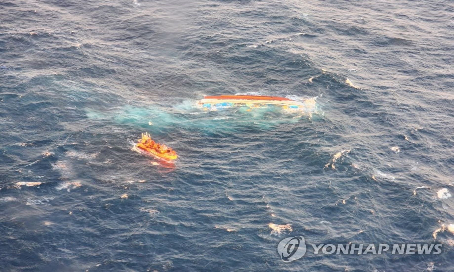 Four Missing In S.Korea’s Fishing Boat Overturn Accident