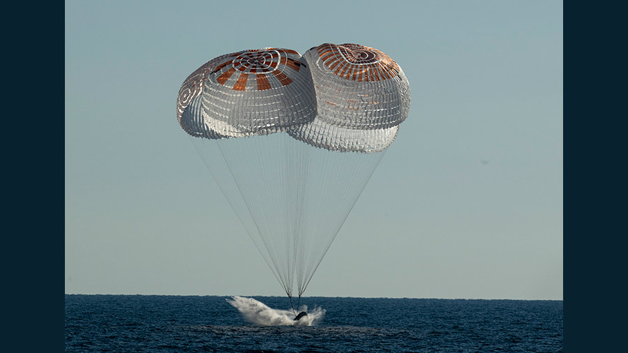 Astronauts of NASA’s SpaceX mission return to Earth