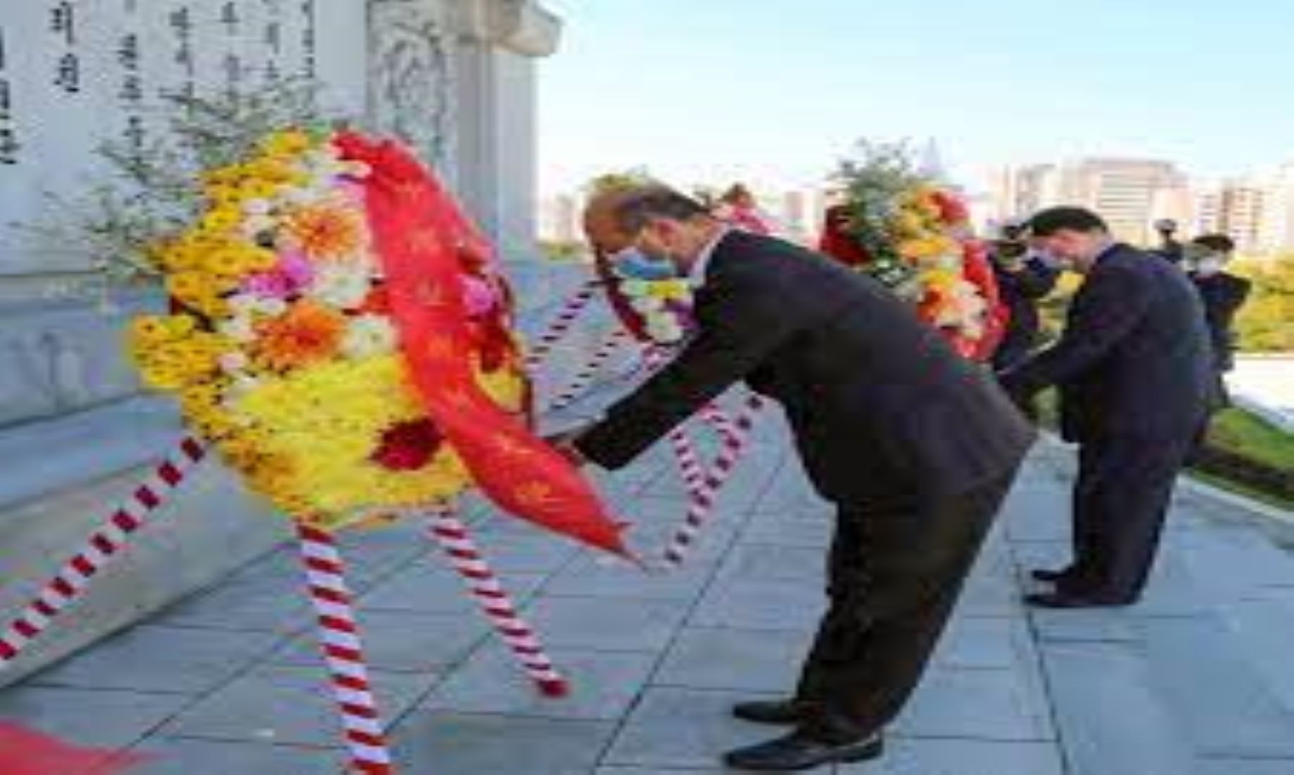 Wreath-Laying Ceremony Held At Friendship Tower In DPRK