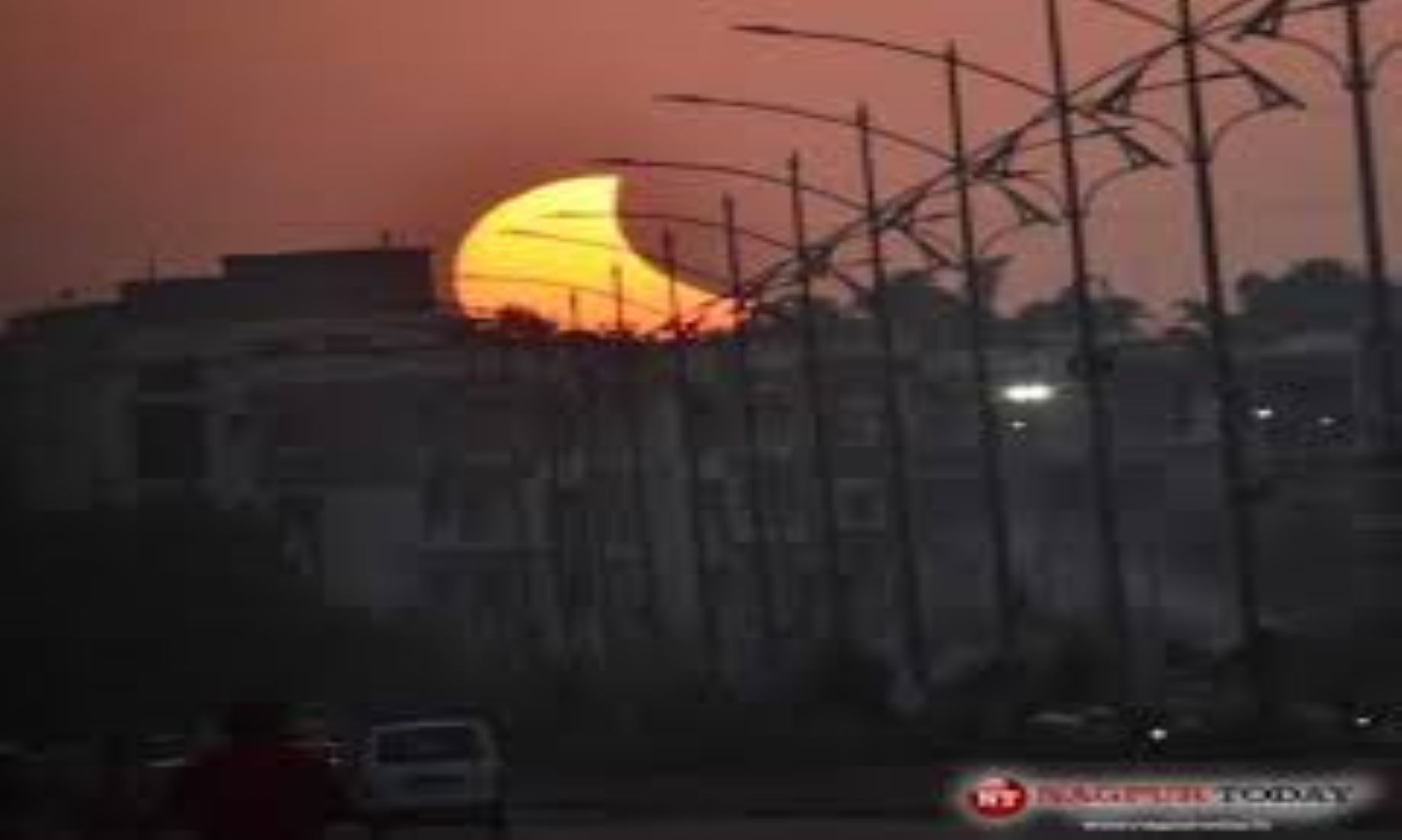 Partial Solar Eclipse Witnessed In India