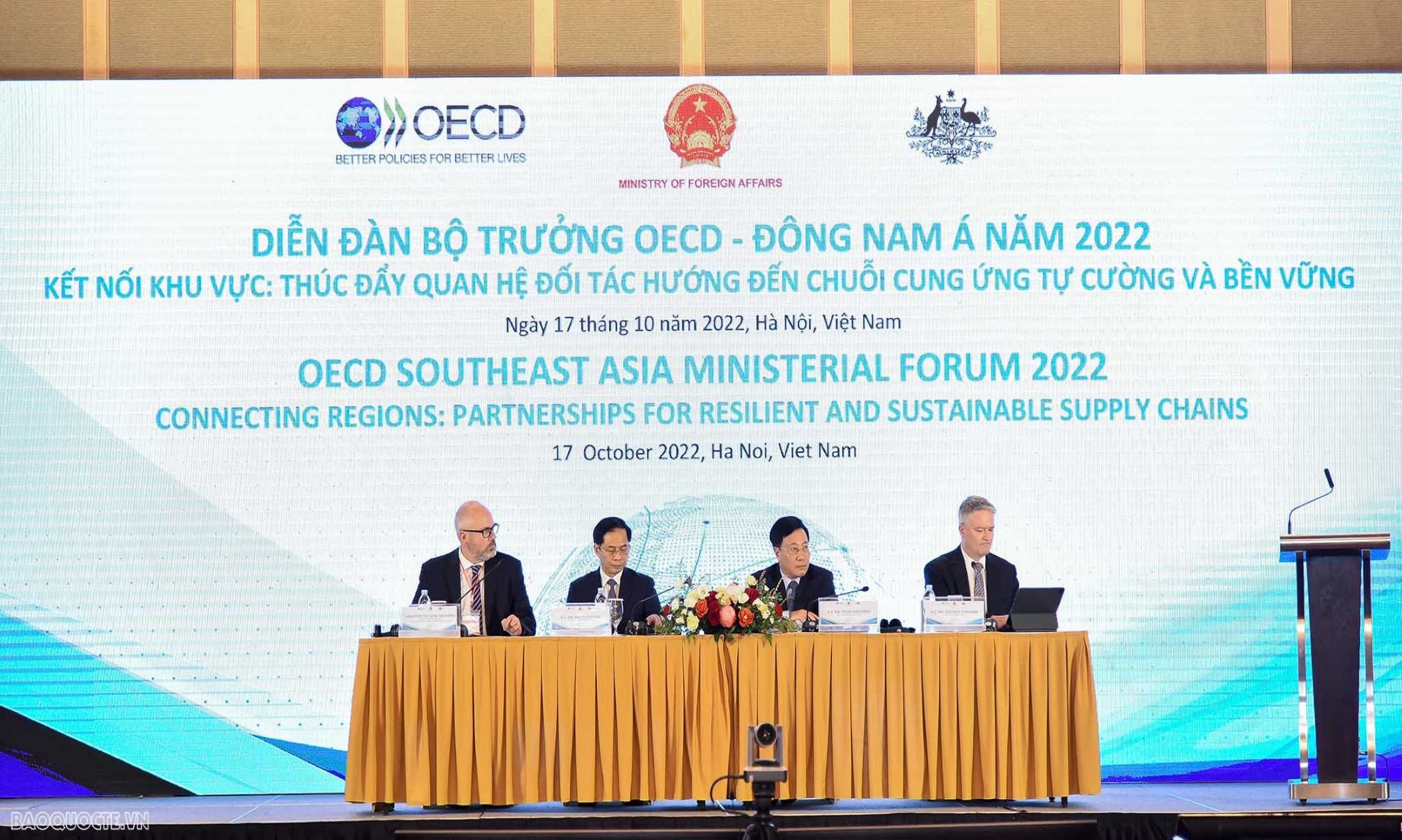 OECD Southeast Asia Ministerial Forum Held In Hanoi