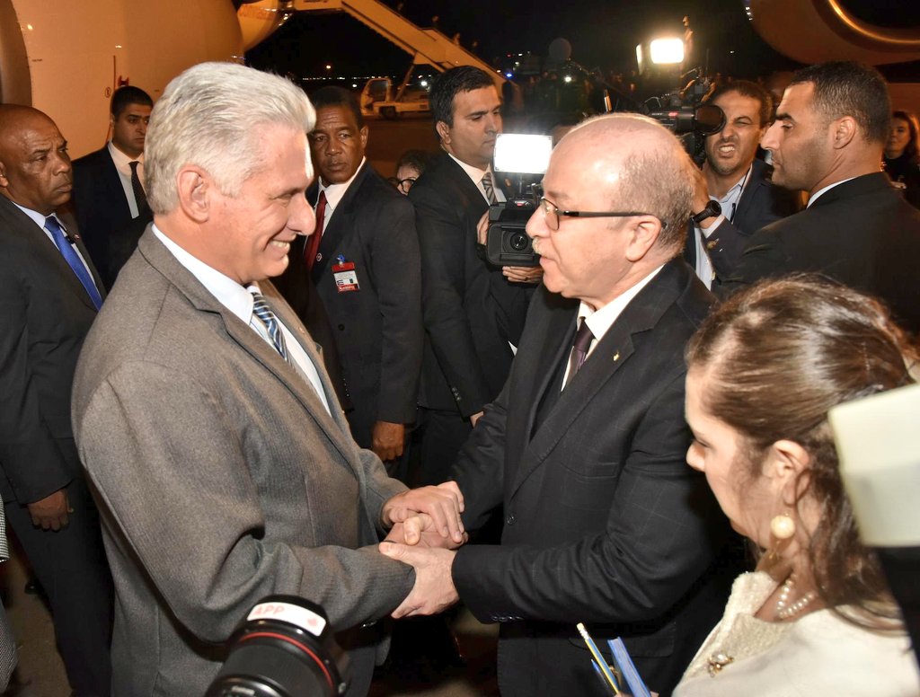 Cuban Pres Díaz-Canel in Algeria: “We have high expectations of this visit”