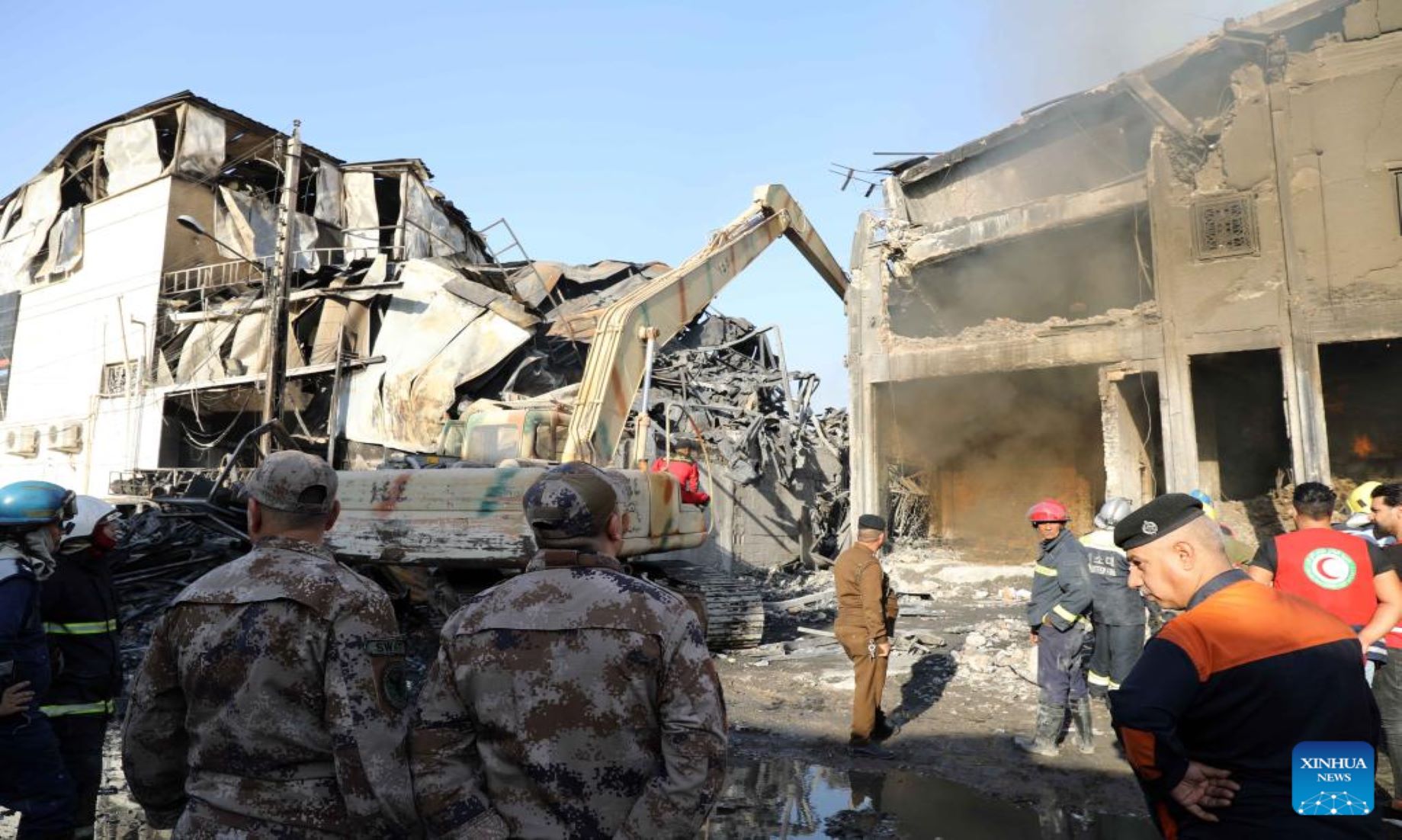 Iraq Searched For 11 Missing In Baghdad Building Fire