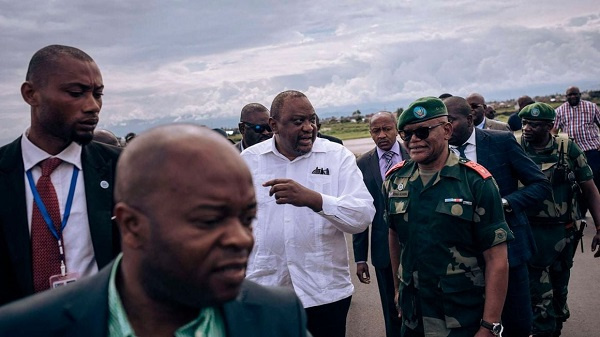 Spare the children from war, Uhuru pleads as he visits DRC’s Goma