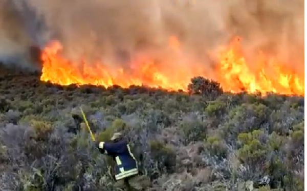 Another fire breaks out on Africa’s highest summit, Mount Kilimanjaro