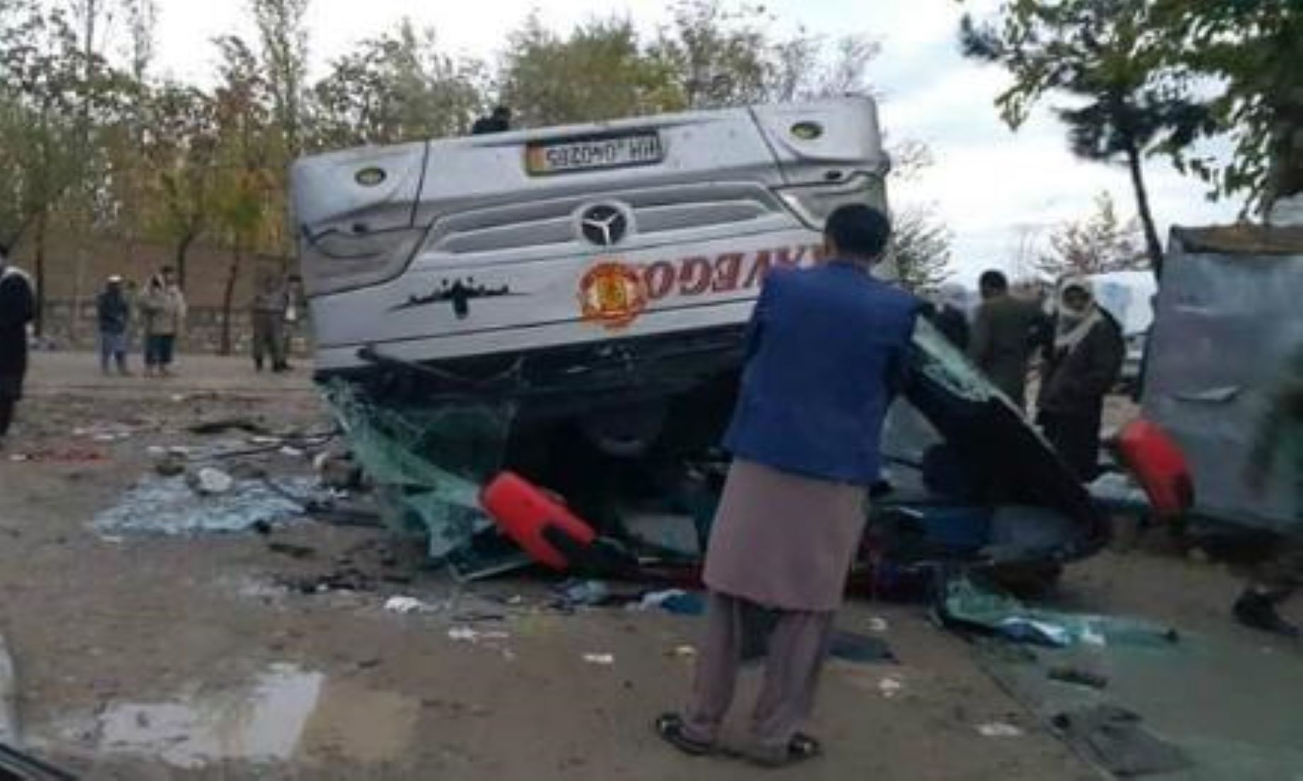 30 injured as minibus collided with truck in southern Afghanistan