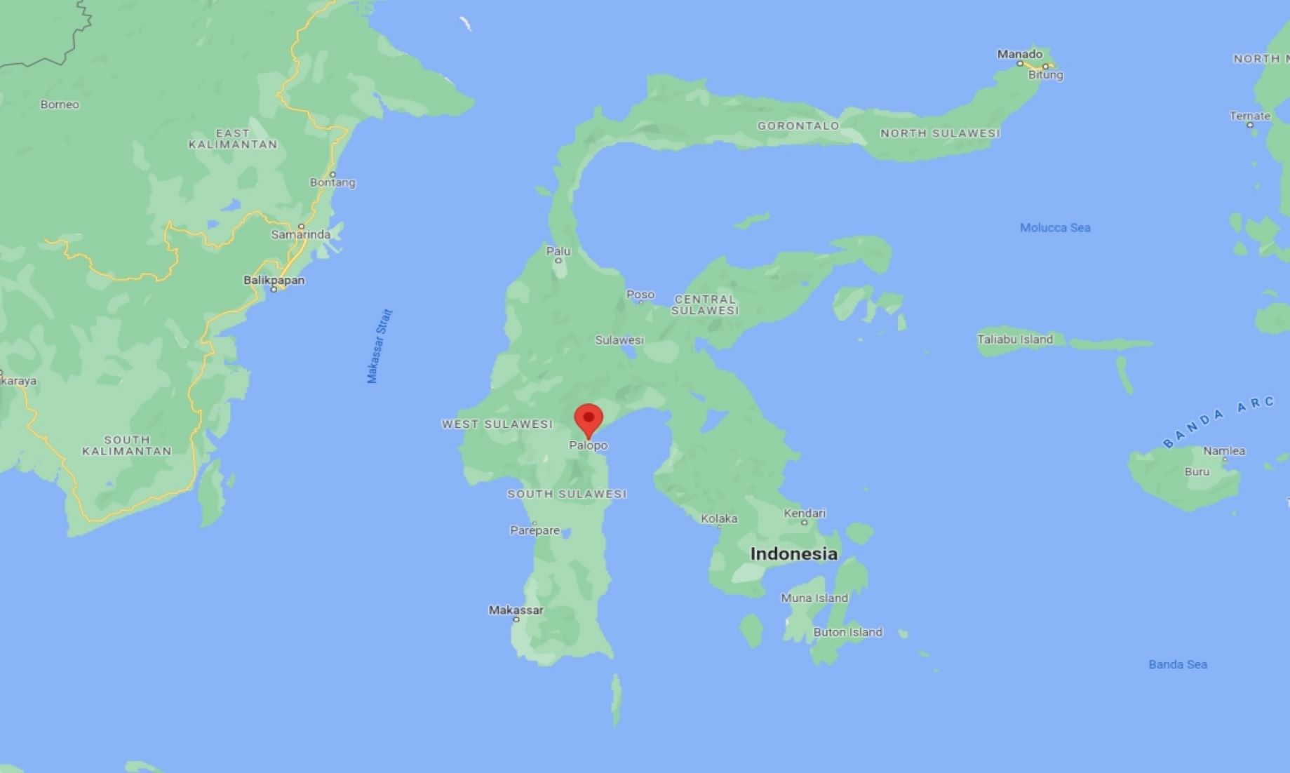 Moderate Earthquake Hit Eastern Indonesia