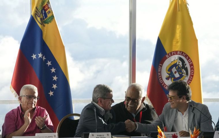 Colombian gov’t, ELN resume peace talks in Caracas