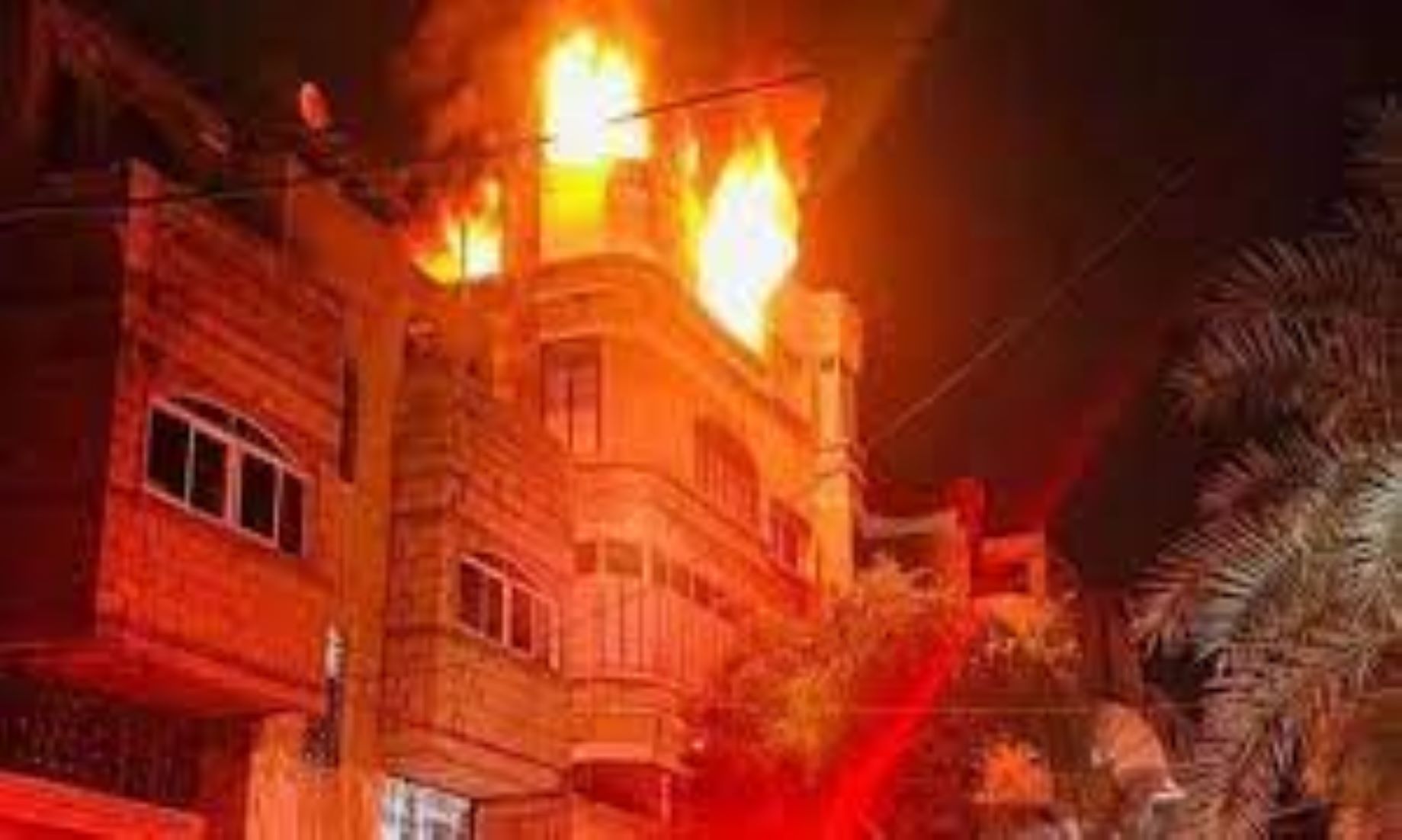 At Least 21 Killed In Massive Fire In Gaza