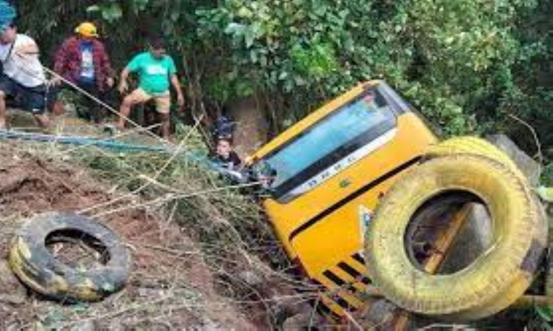 One Killed, 46 Injured After School Bus Plunged Into Ravine In Philippines