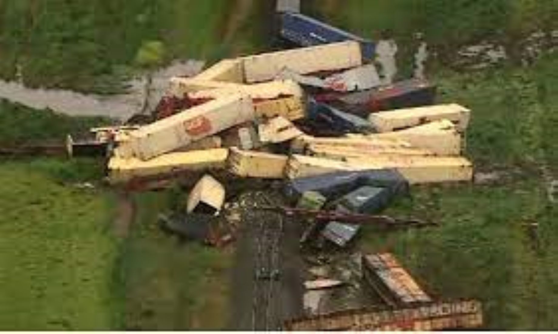 Carriages Piled Up, No Injuries Reported After Freight Train Derailed In Australia’s Victoria