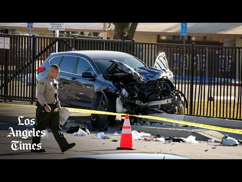 US: 25 injured after wrong-way vehicle plows into police recruits on training run in California