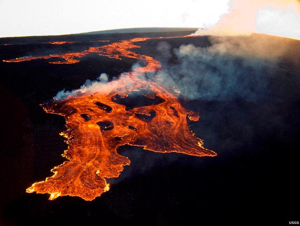 World’s largest volcano erupts in Hawaii