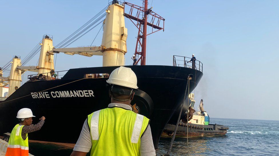 Ukraine grain aid for Ethiopia arrives at port in Djibouti