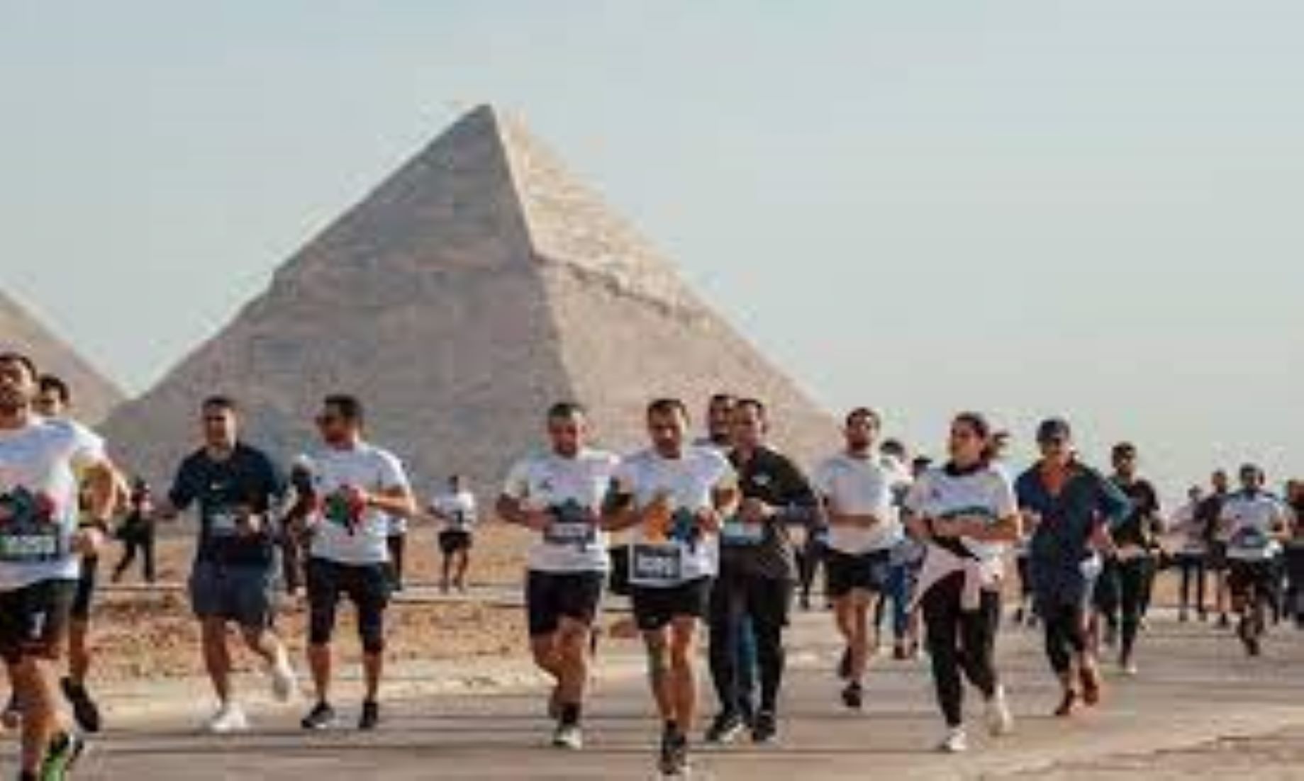 Runners “Race Through History” At Egypt’s Pyramids Half Marathon