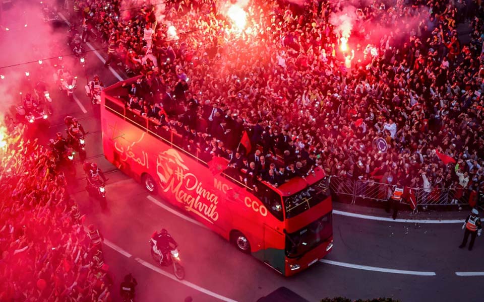 Morocco World Cup team arrives home to heroes’ welcome