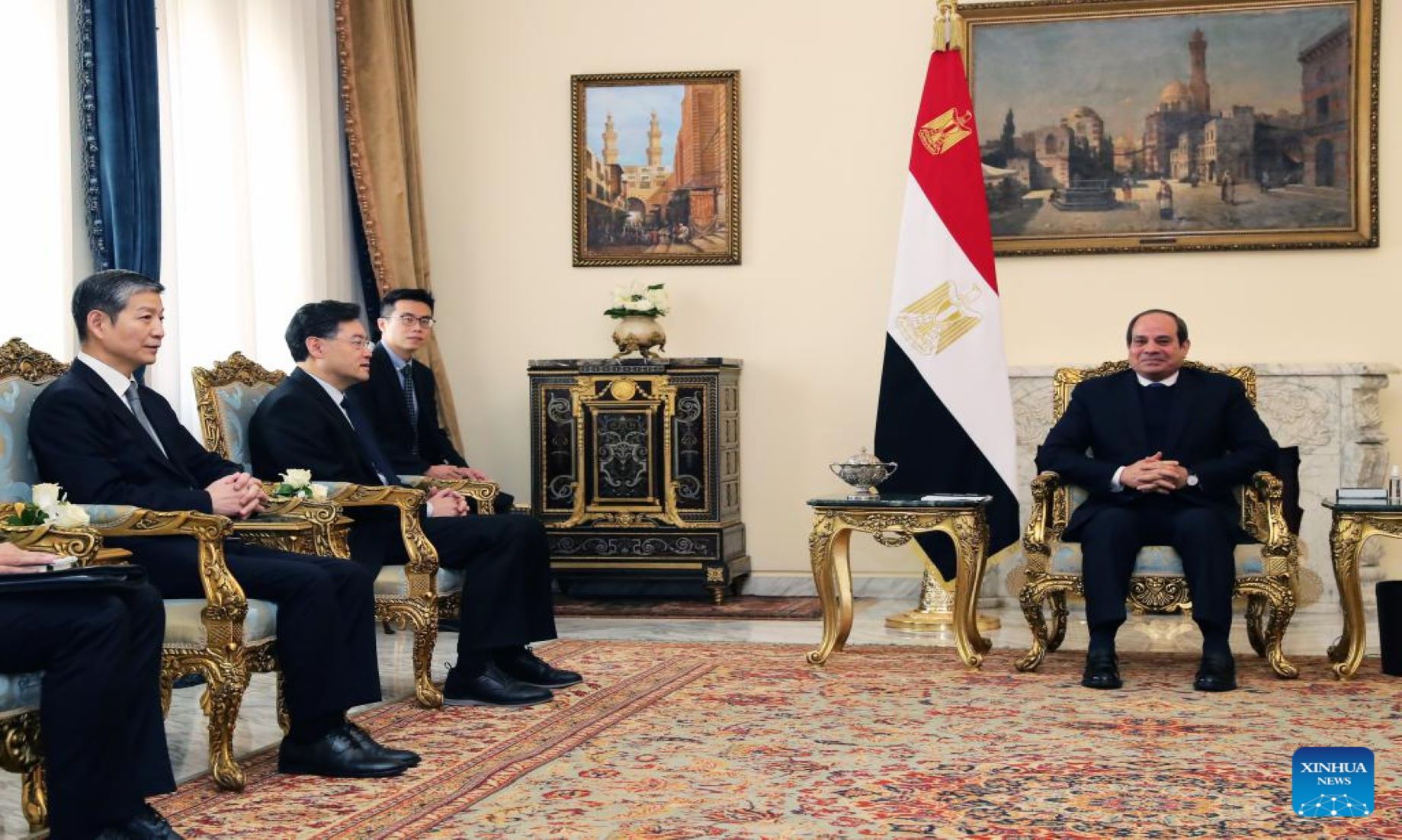 Egyptian President Called For Strengthening Coordination With China In Int’l, Regional Affairs