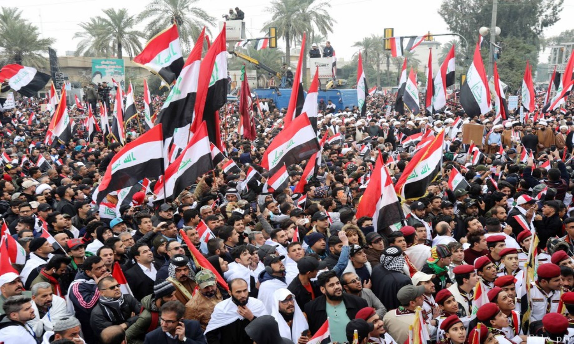 Iraqi Protesters Blasted U.S. For Violating Sovereignty On Third Anniversary Of Deadly Drone Strike