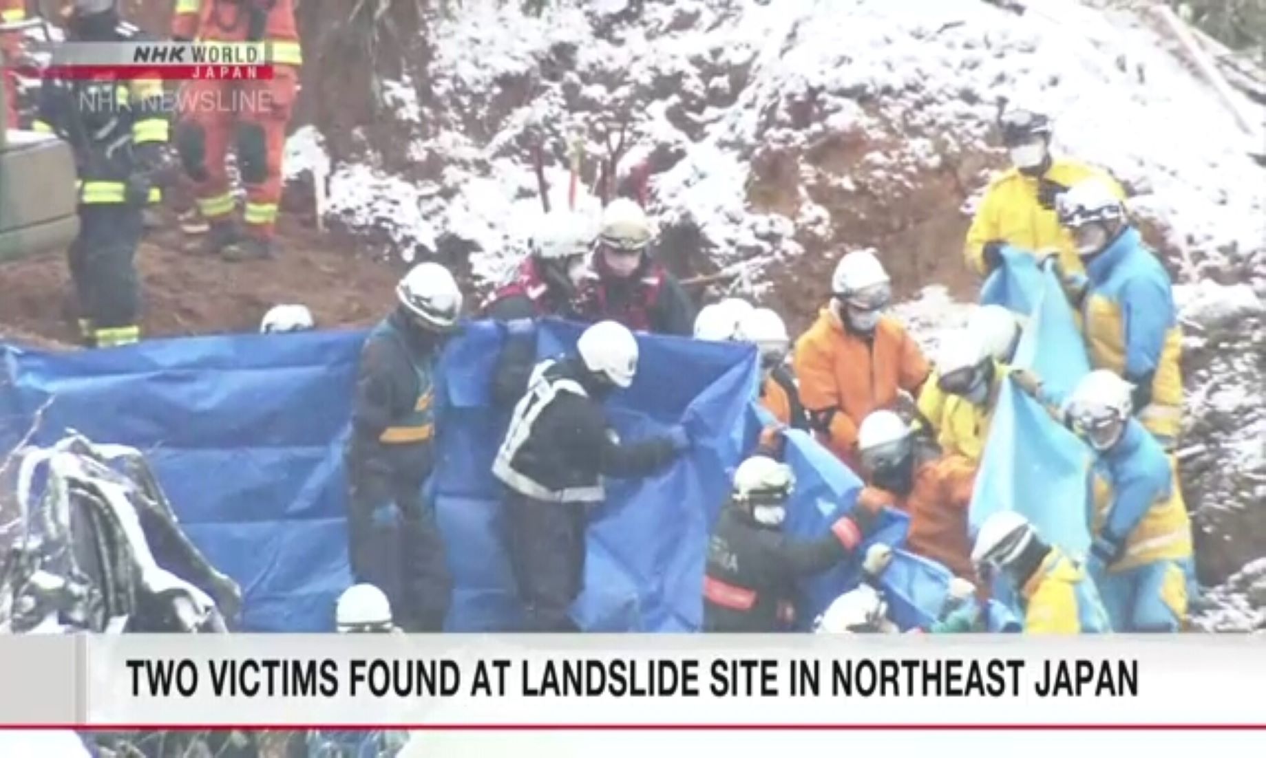 Two Confirmed Dead In Landslide In North-East Japan