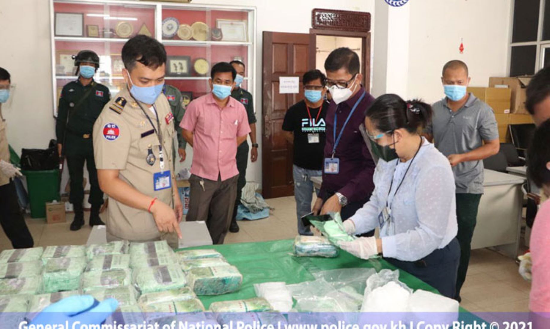 Cambodia Arrested Five Men For Trafficking 19 Kg Narcotics: Police