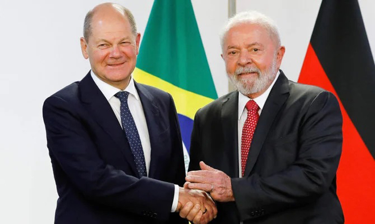 Germany vows millions for Amazon as German Chancellor Scholz meets counterpart Lula in Brazil