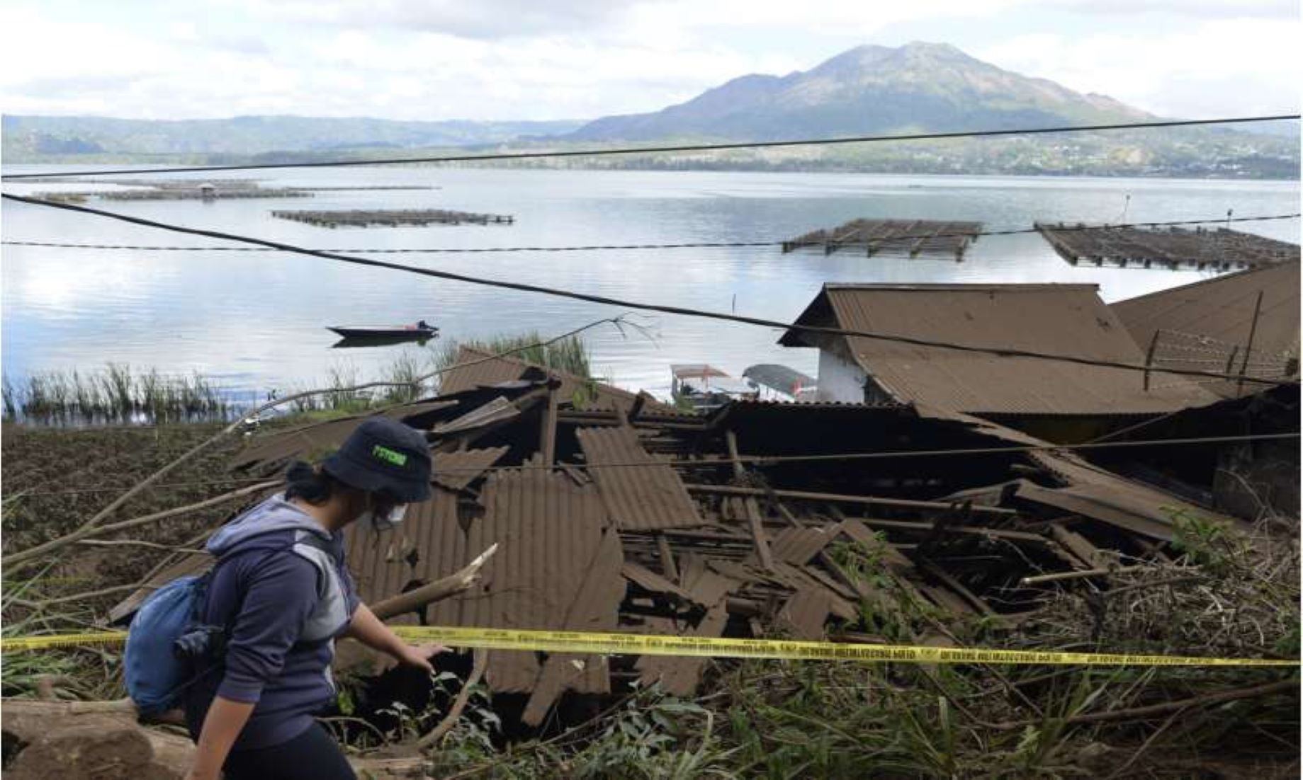 Moderate Earthquake Hit Western Indonesia