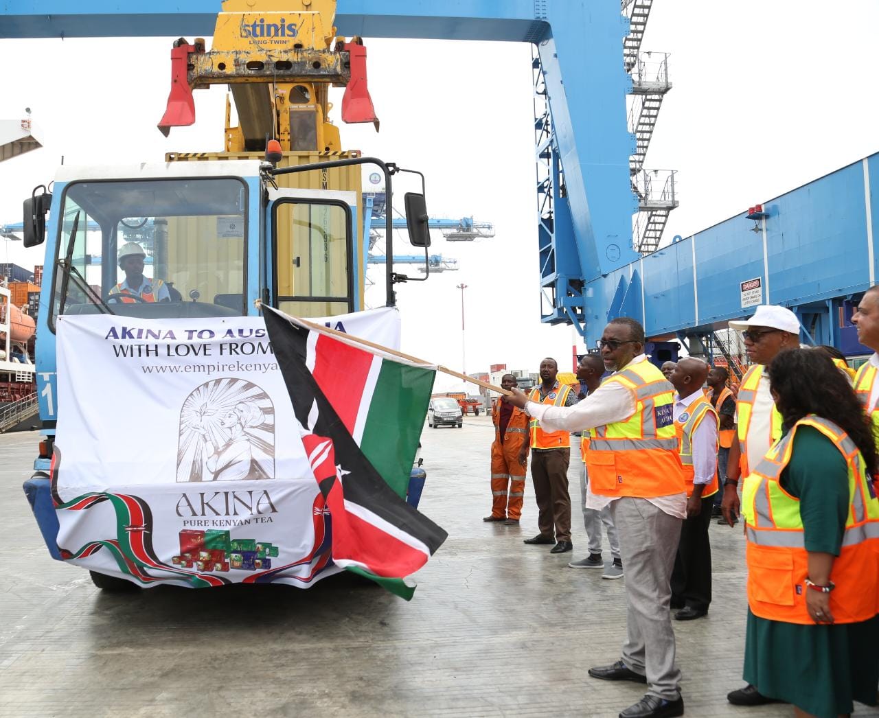 Kenya makes first bulk shipment of value added tea worth Ksh 3.7B to Australia