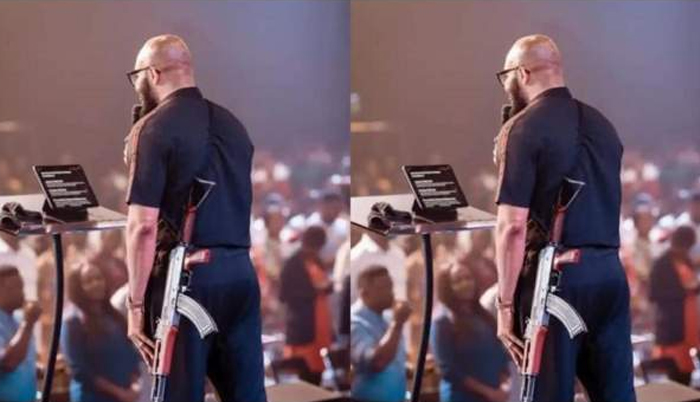 Nigerian pastor arrested for carrying AK-47 at altar; rifle belong to police officer