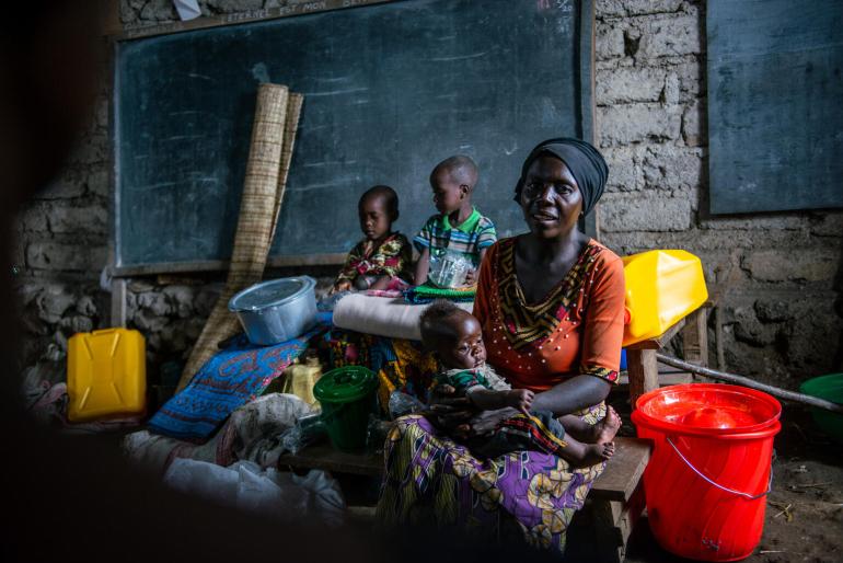 Nearly 65,000 children displaced due to violent clashes in eastern DR Congo