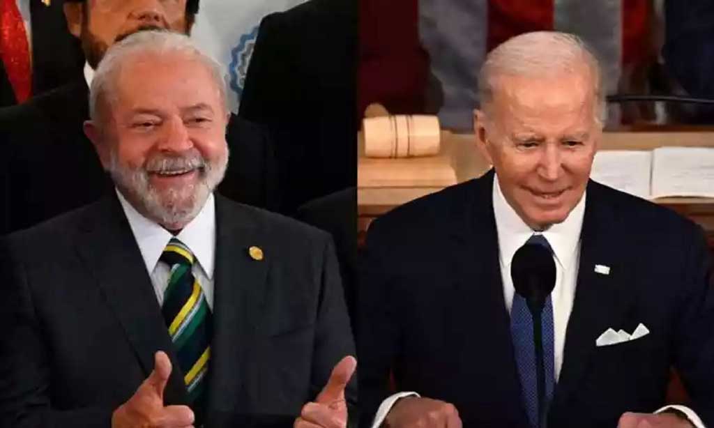 Brazil’s Pres Lula arrives in US for a meeting at the White House with Joe Biden