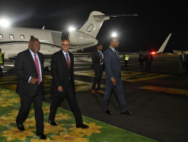 South African President Ramaphosa arrives in Ethiopia for AU meeting