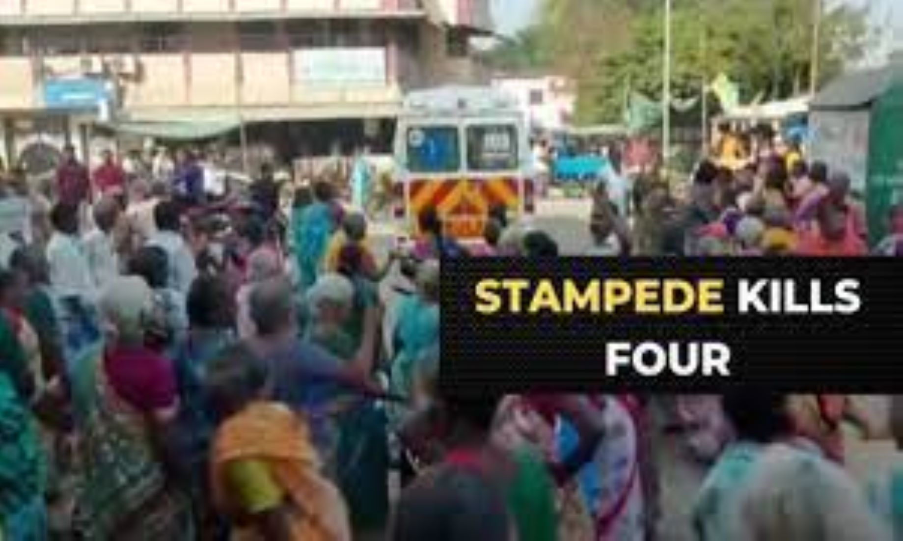 Four Women Died In Stampede In India