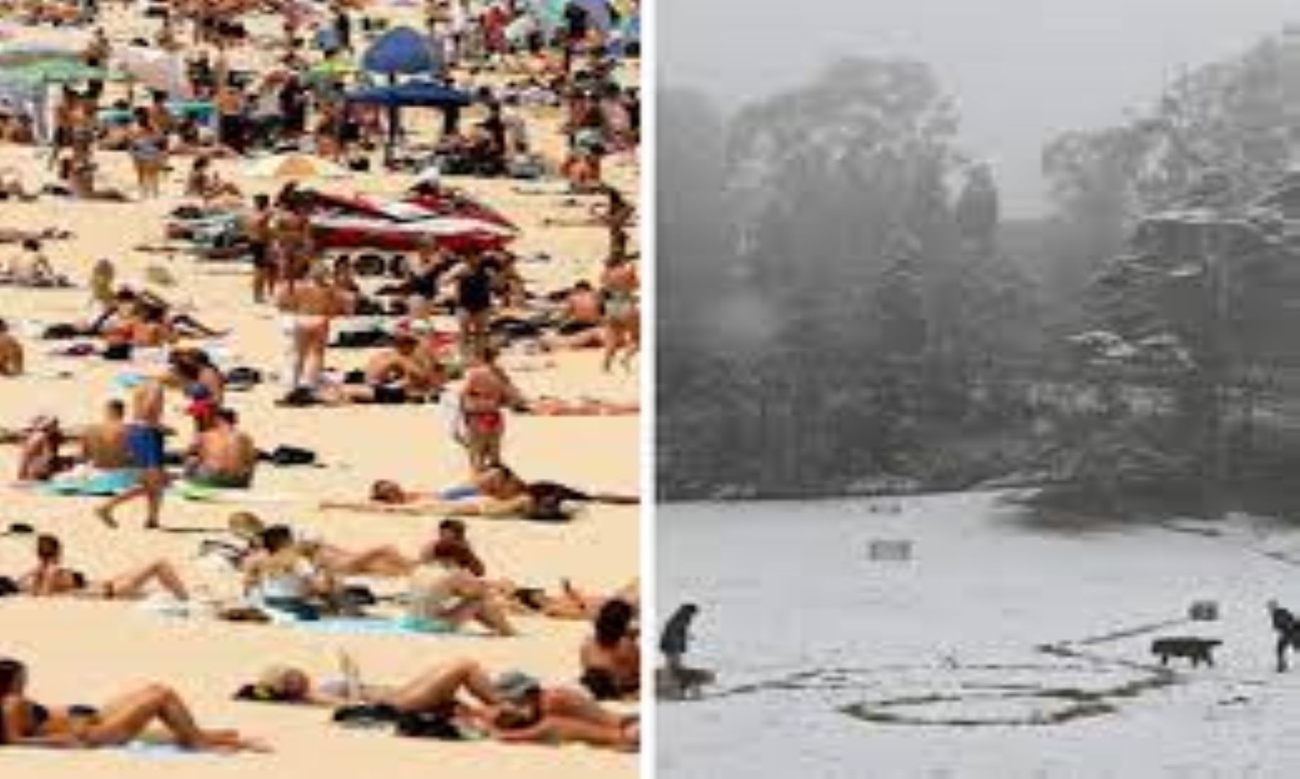 Snow, Heatwave Coincide In Australia During Summer Season