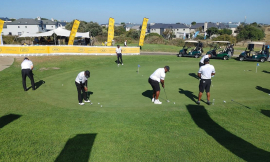 South Africa: President Ramaphosa tees off for charity